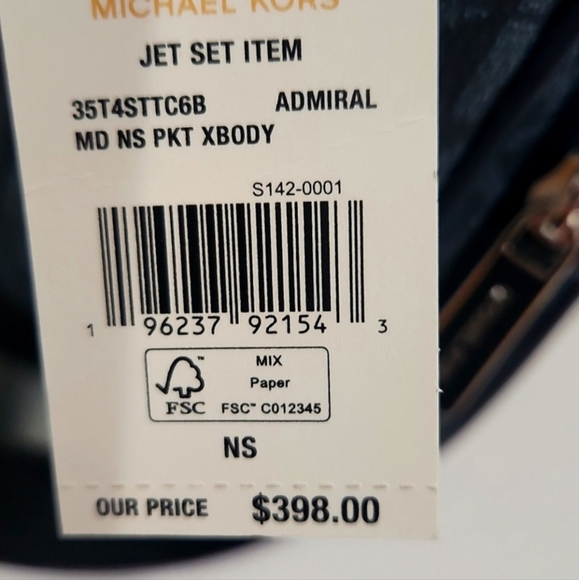 Michael Kors Blue Crossbody Bag - Picture 4 of 9